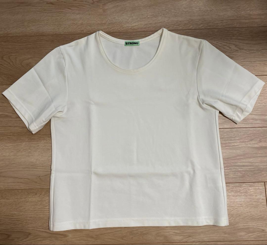 トップス STRONG PACK TEE SHORT (WHITE) S