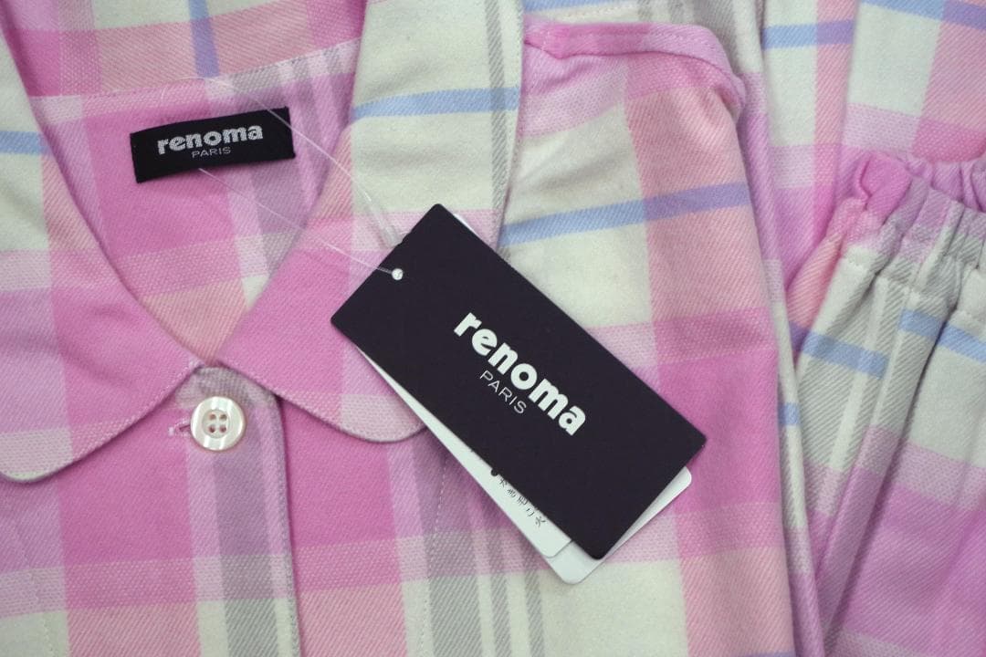【新品】レノマ renoma PARIS　秋冬物厚手ネル地パジャマ（M）№A11
