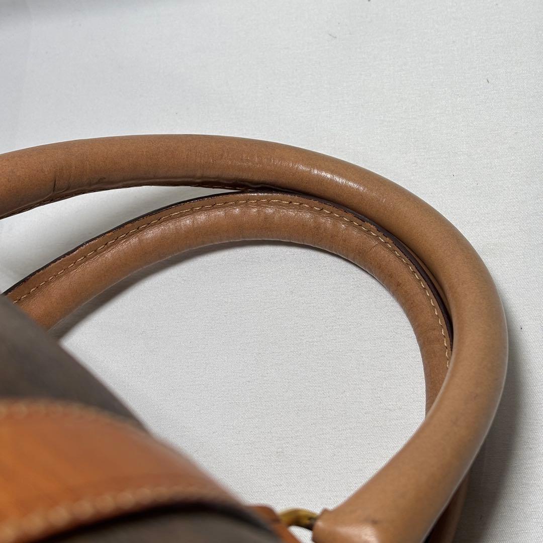 セリーヌ CELINE ボストンバッグ マカダム柄 トリオンフ レザー 大容量