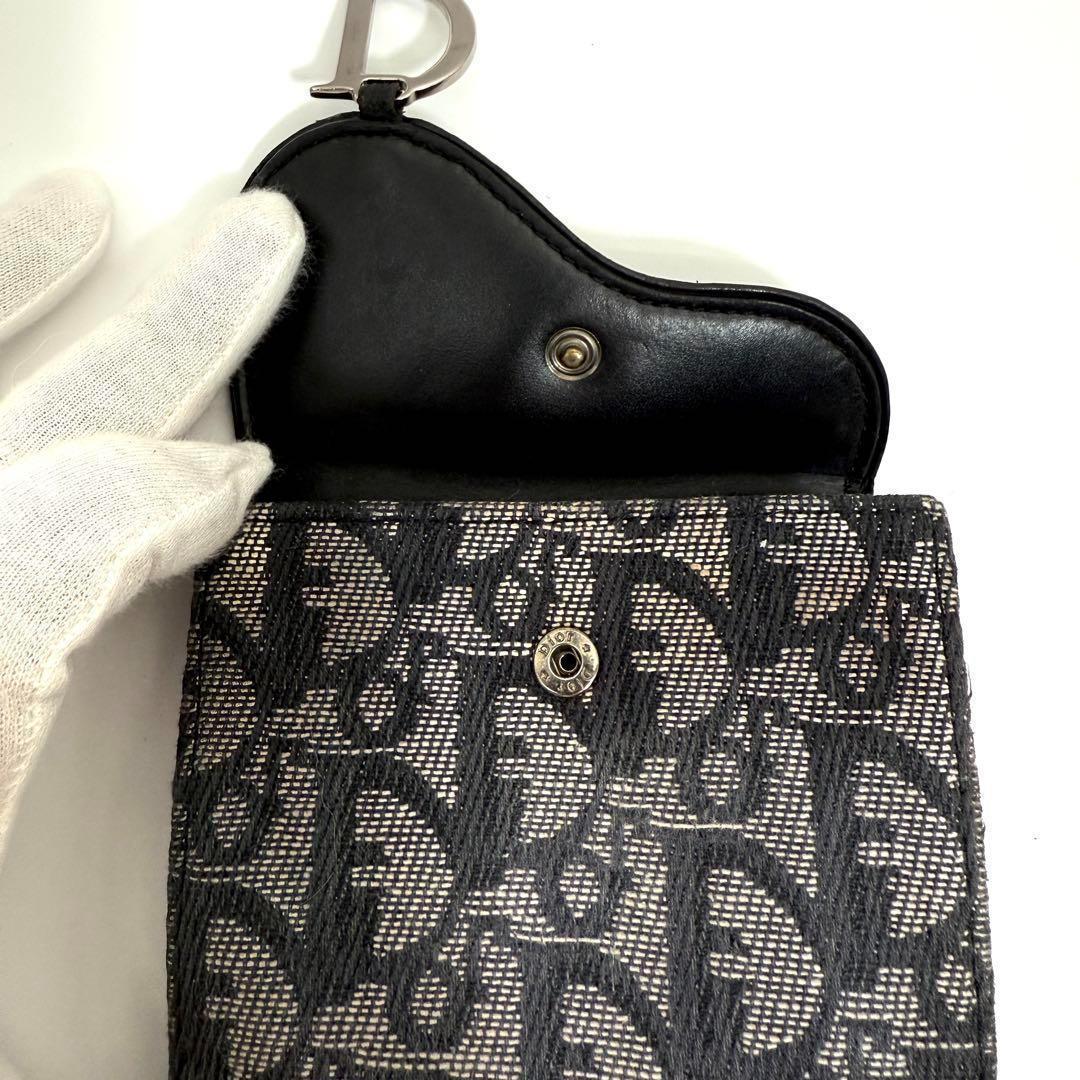 小物 Dior Saddle Trotter Canvas Wallet