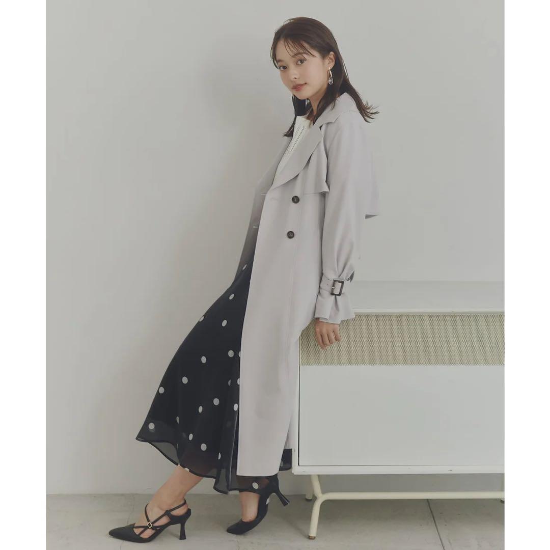 proportion フェミニントレンチコート　グレー