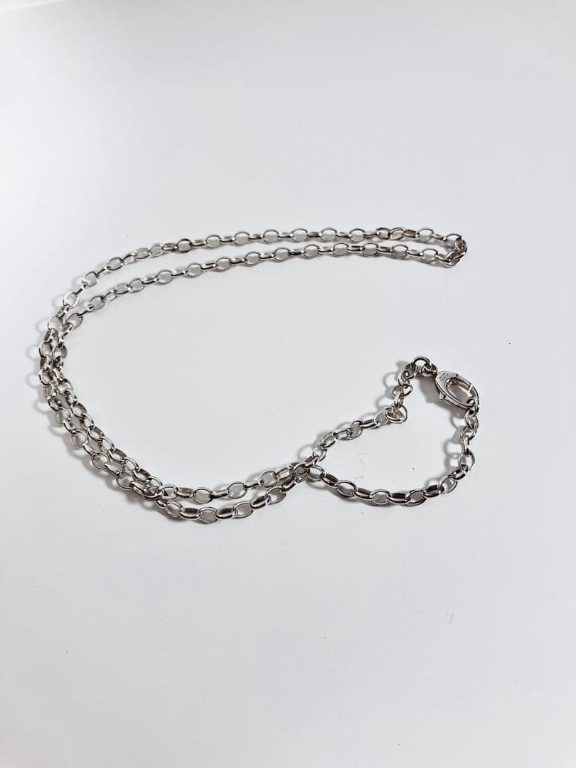 【超美品】GUCCI ロロチェーン ネックレス 男女兼用 シルバー925