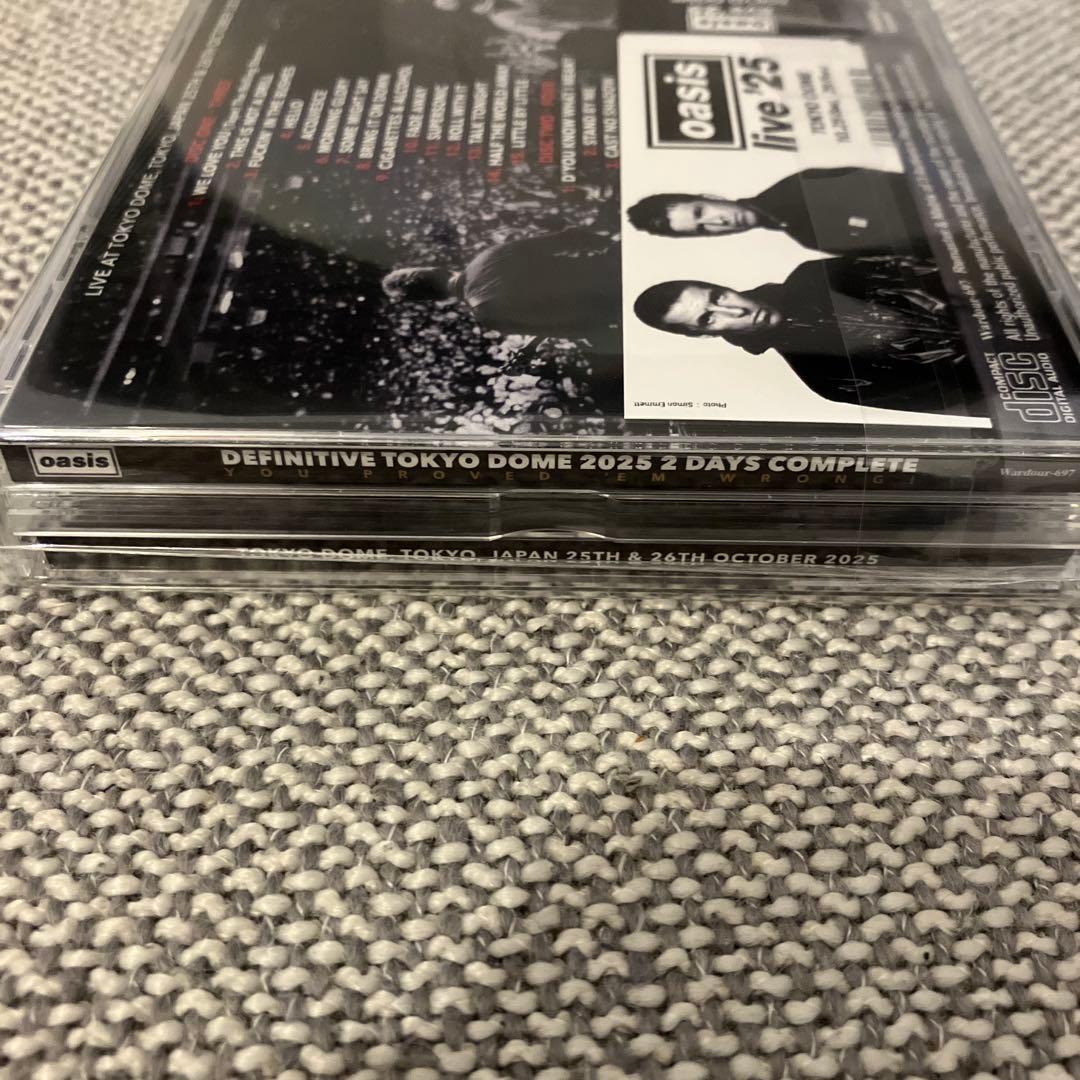 新品未開封品 oasis DEFINITIVE TOKYO DOME 2025