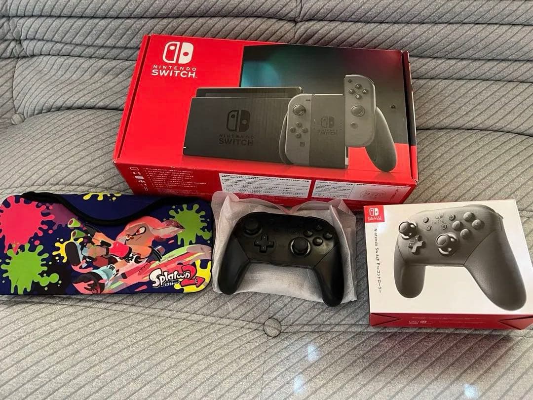 Nintendo Switch 本体 プロコン+64コン+ケース付き