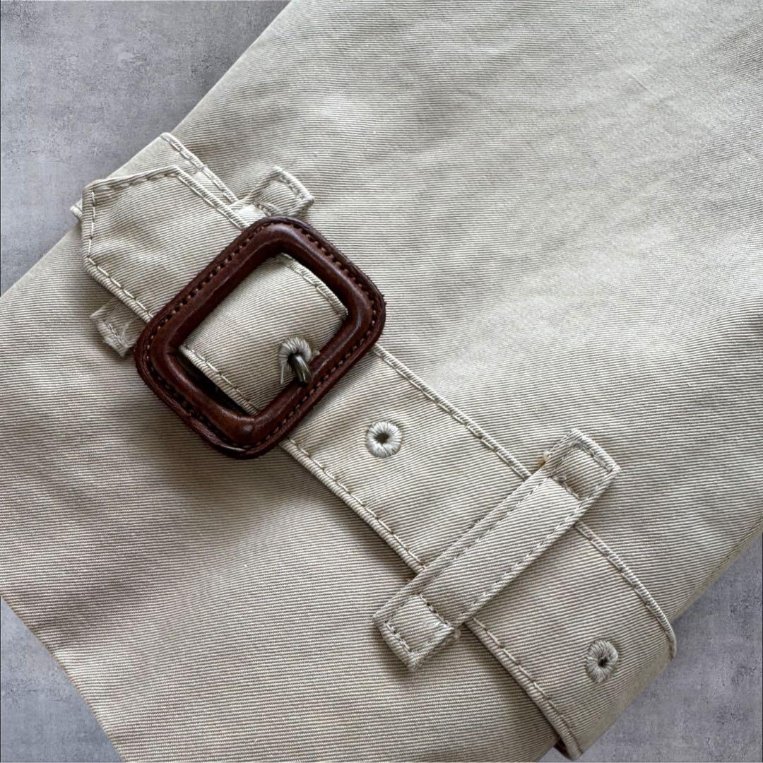 Burberryバーバリー　トレンチコート　レディースL ベージュ　ノバチェック