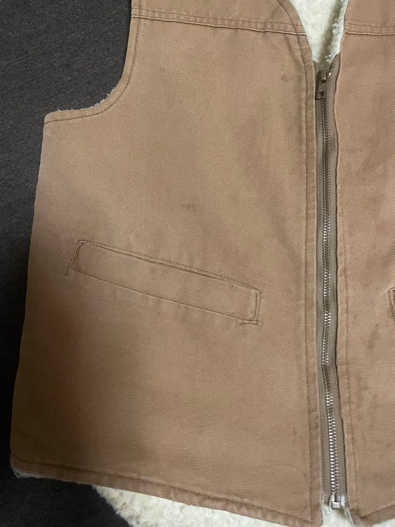 Carhartt ブラウン ベスト　MADE IN USA Mサイズ