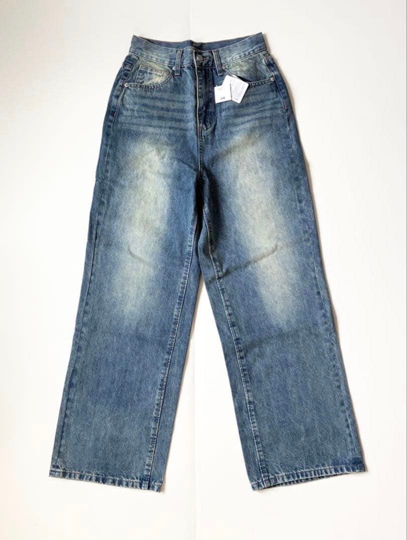 TWWデニム S/M vintage-blue 2(g+c) 骨格ウェーブ