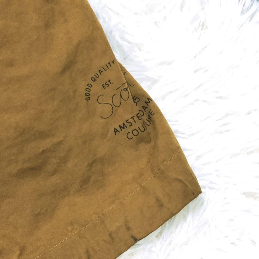 美品 スコッチ＆ソーダ PARKA モッズコート 中綿 ダブルジップ ワイヤー