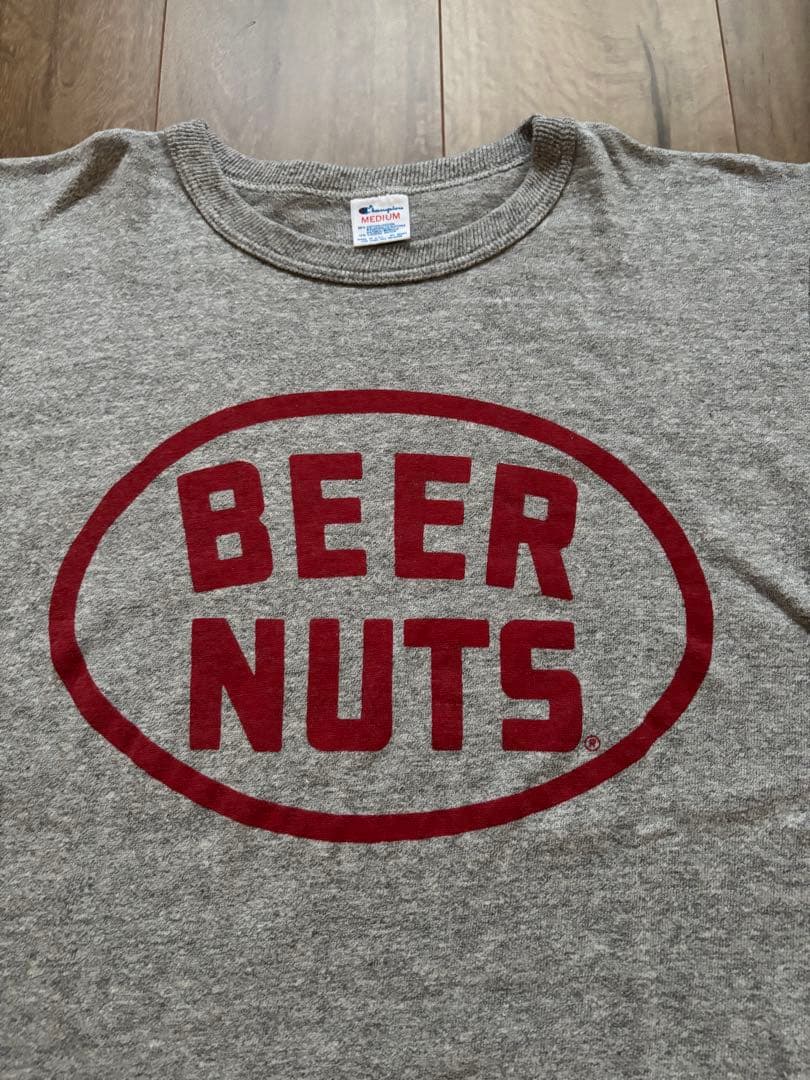 m*u様 Blur Damon Albarn BEER NUTS TシャツCha