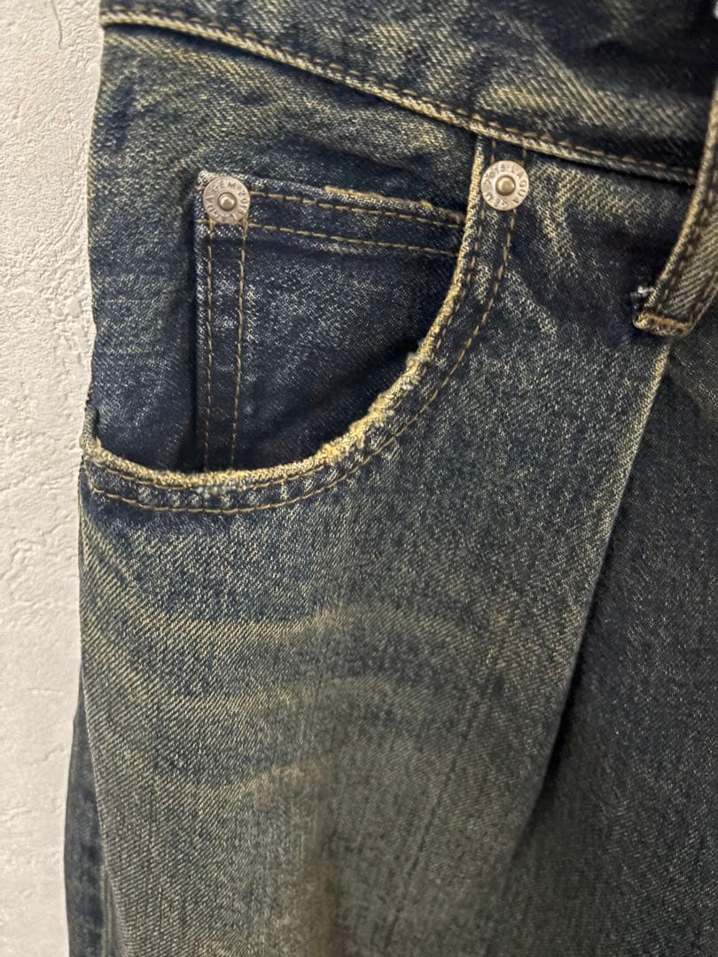 LAGUA GEM CLASSIC WASH TUCK デニム サイズ24