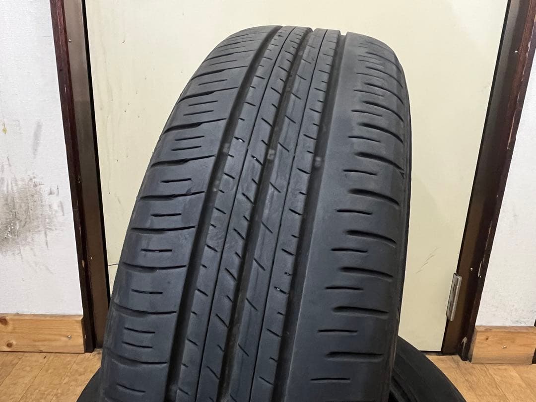 期2019年製 ダンロップ中古夏タイヤ 185/60R15 4本セット アクア等
