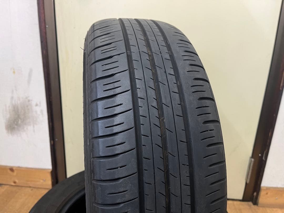 期2019年製 ダンロップ中古夏タイヤ 185/60R15 4本セット アクア等