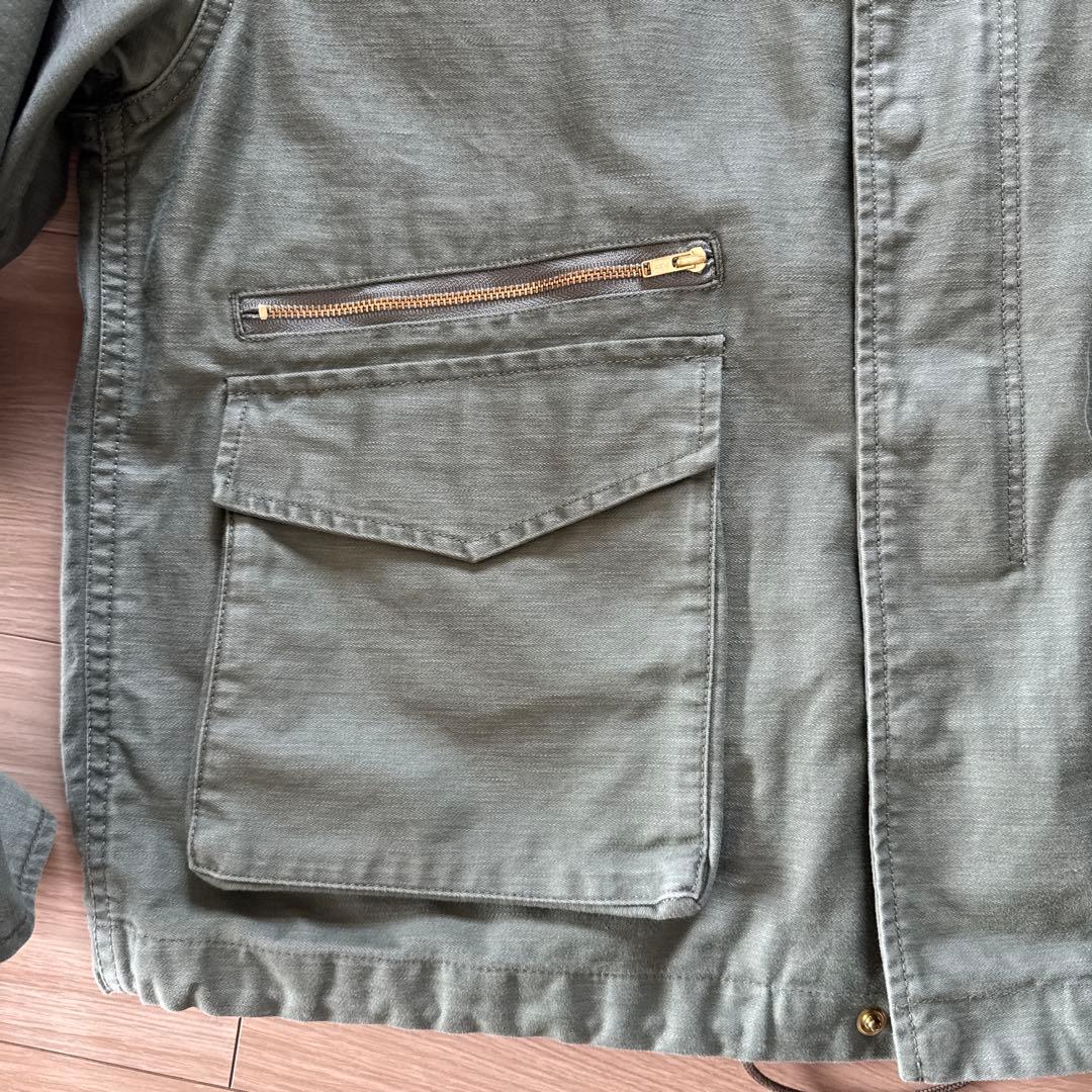 【美品】エリオポール　ミリタリーショートブルゾン