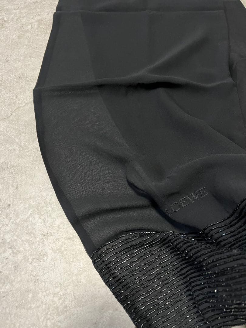 ロエベ ストール LOEWE 黒