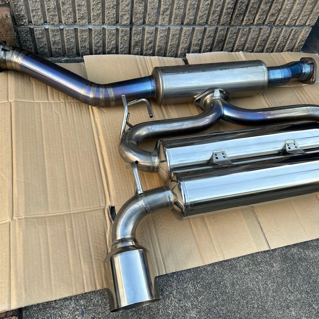 Z34フェアレディZ　アミューズ　フルチタンマフラー
