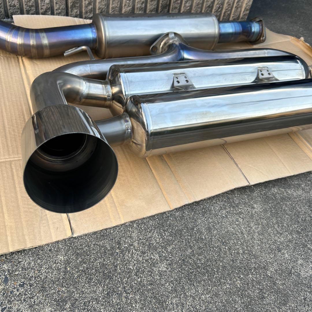 Z34フェアレディZ　アミューズ　フルチタンマフラー