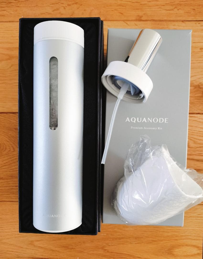 【新品】　水素水生成器　アクアノード 　シルバー　プレミアムキット
