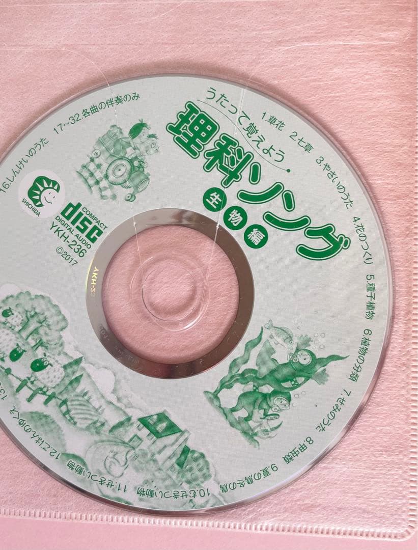 歌って覚えよう。七田式しちだしき 理科ソング・社会科ソング　5冊セット CD付