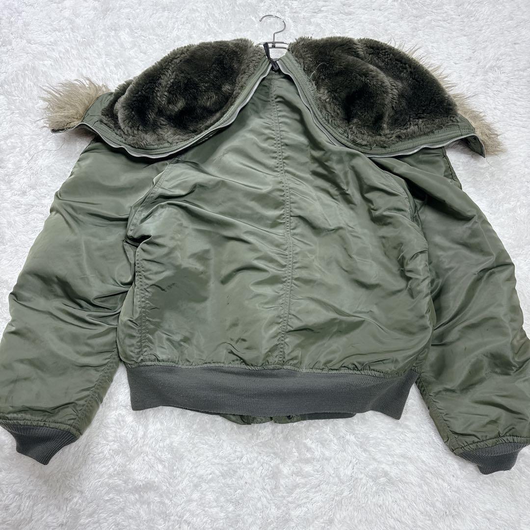 90s USA製 L アルファ N-2B フライトジャケット n2b ideal