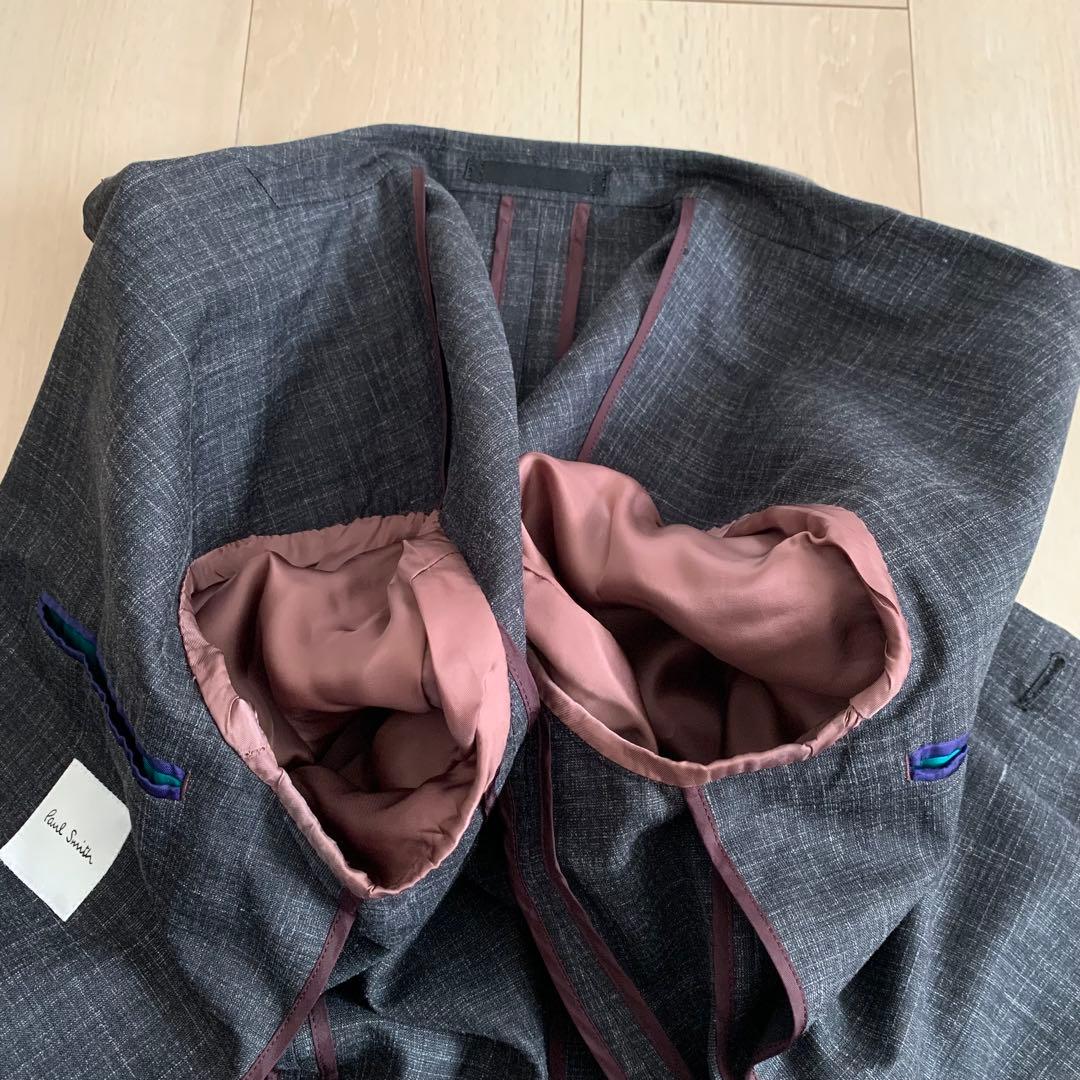 極美品　Paul Smith REDA テーラードジャケット　チェック柄　春夏