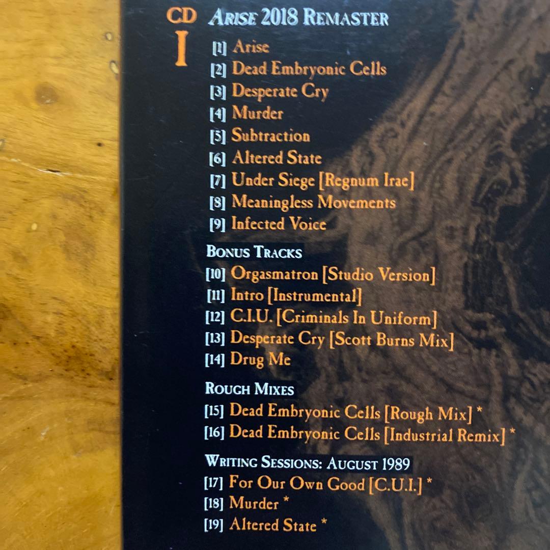 Sepultura Arise 2CD スラッシュメタル