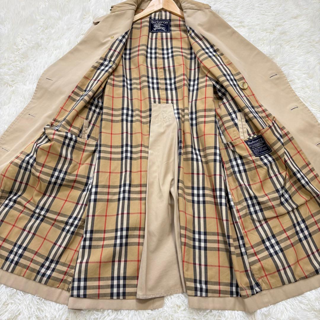 Burberrys バーバリーズ トレンチコート ダブル ノバチェック L相当