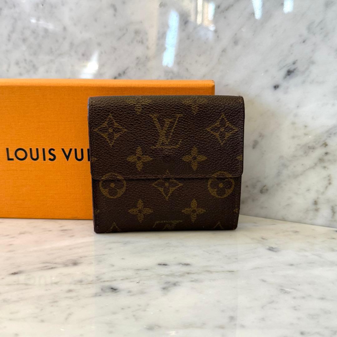 LOUIS VUITTON ルイヴィトン 三つ折り財布 モノグラム コンパクト