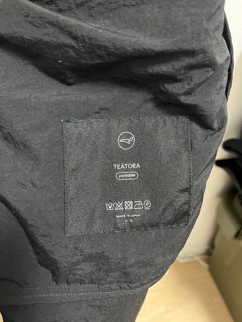 【美品】TEATORA DEVICE COAT PACKABLE黒2
