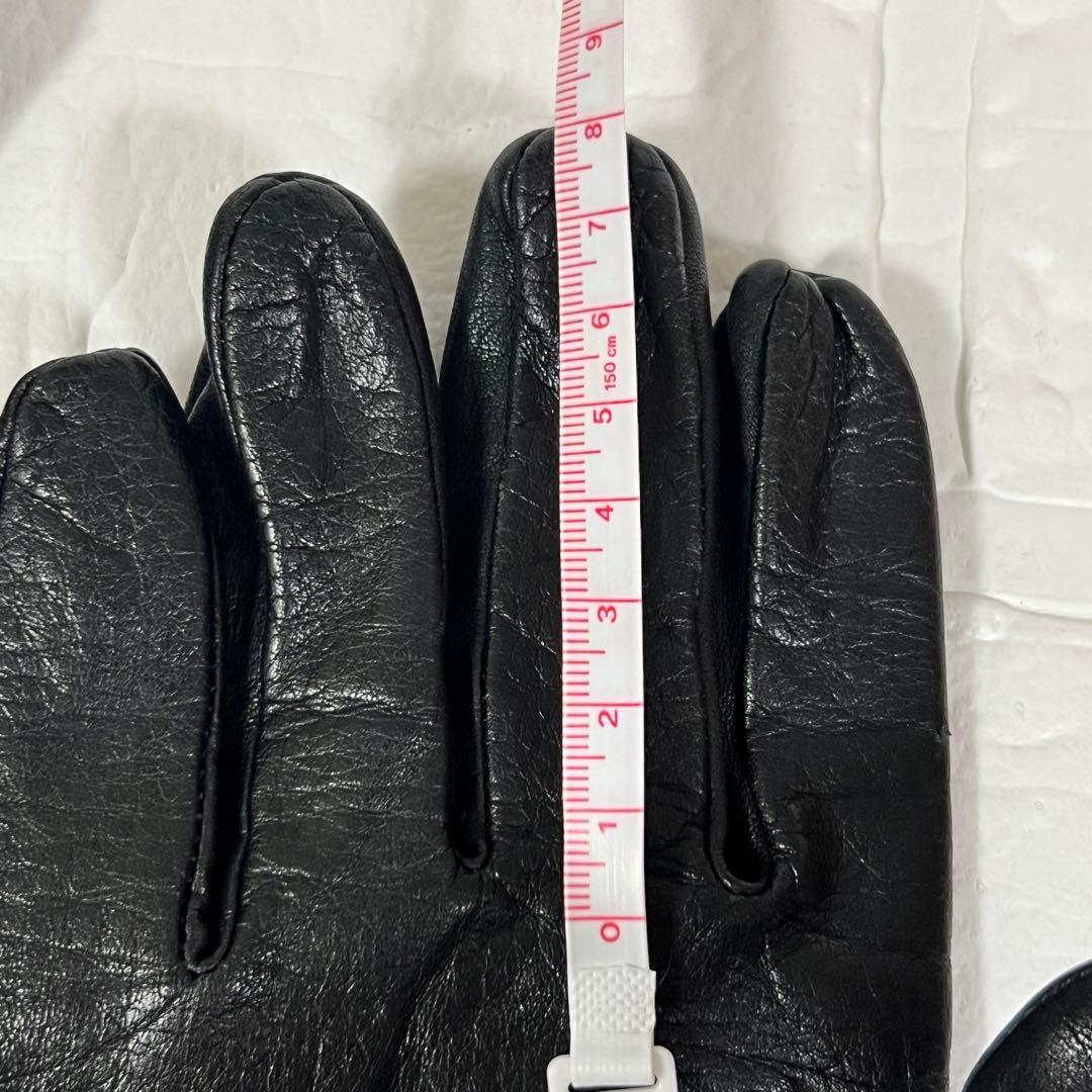 Original Fake KAWS レザー グローブ 黒 M