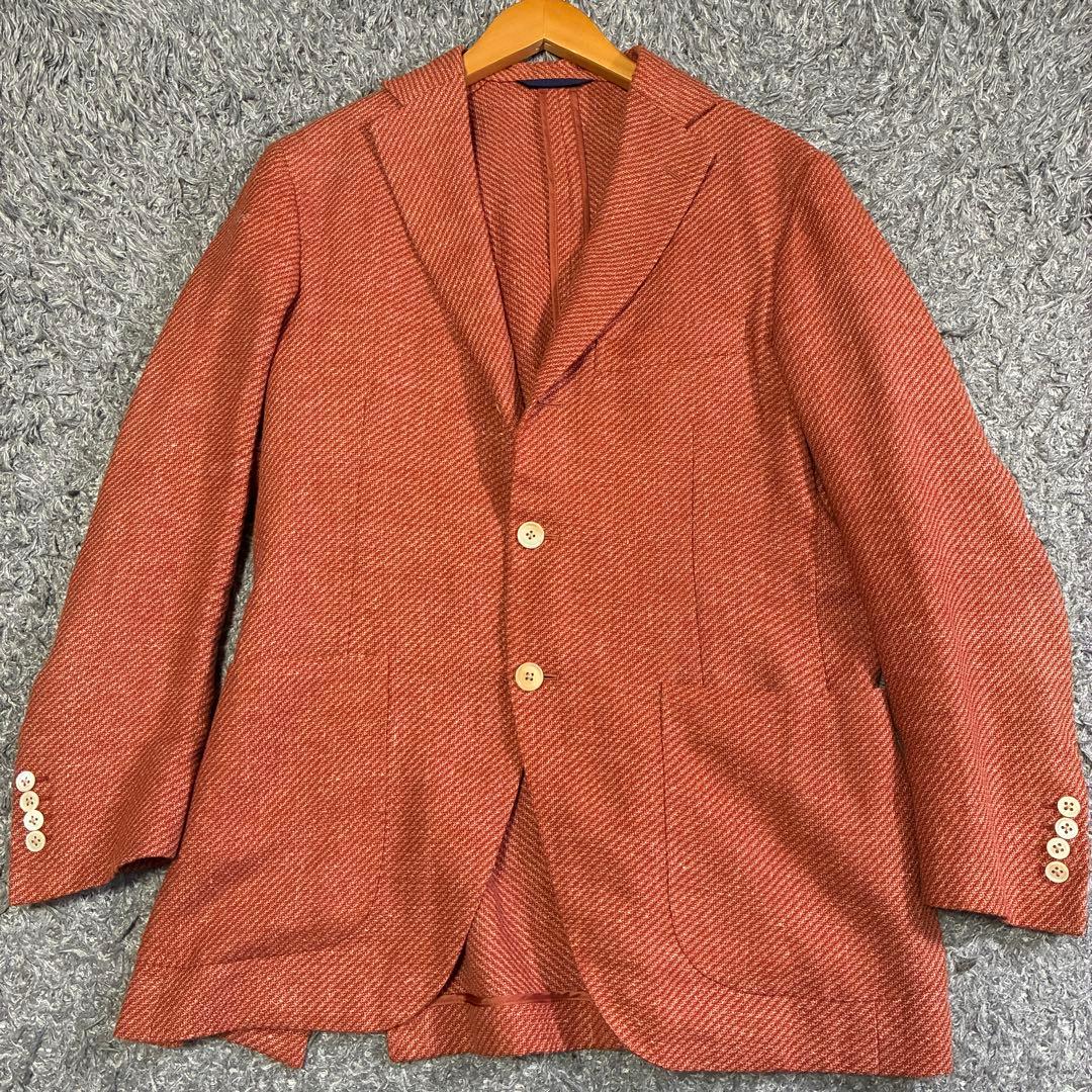 美品 ベルベスト JACKET IN THE BOX 48 オレンジ 軽量JKT