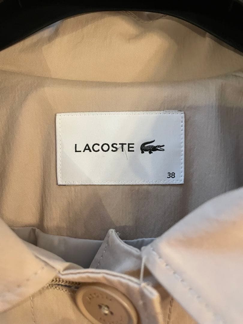 値下げ‼️LACOSTE リラックスフィット トレンチコート38