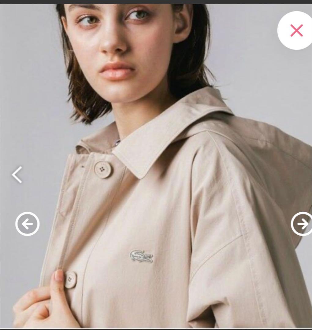 値下げ‼️LACOSTE リラックスフィット トレンチコート38