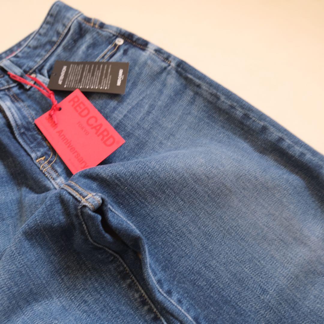 新品　RED CARD TOKYO 35thアニバーサリー ワイド デニムパンツ