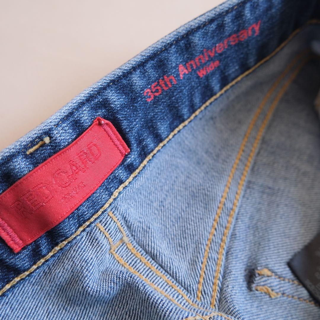 新品　RED CARD TOKYO 35thアニバーサリー ワイド デニムパンツ