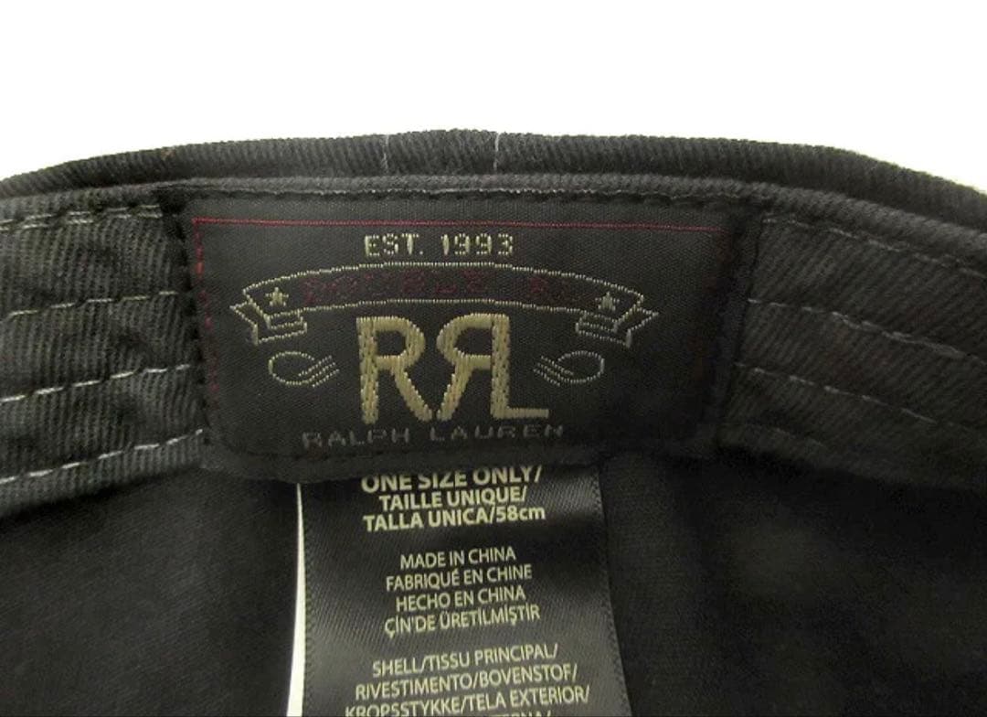 [レア] RRL Ranch Logo Twill Ball Cap キャップ