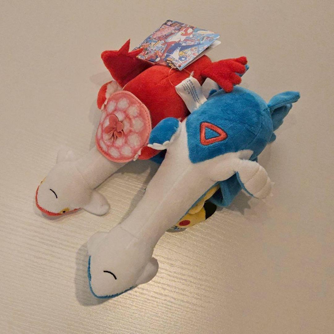 タグ付き ポケモンセンター フクオカR ぬいぐるみ ラティオスラティアス 福岡
