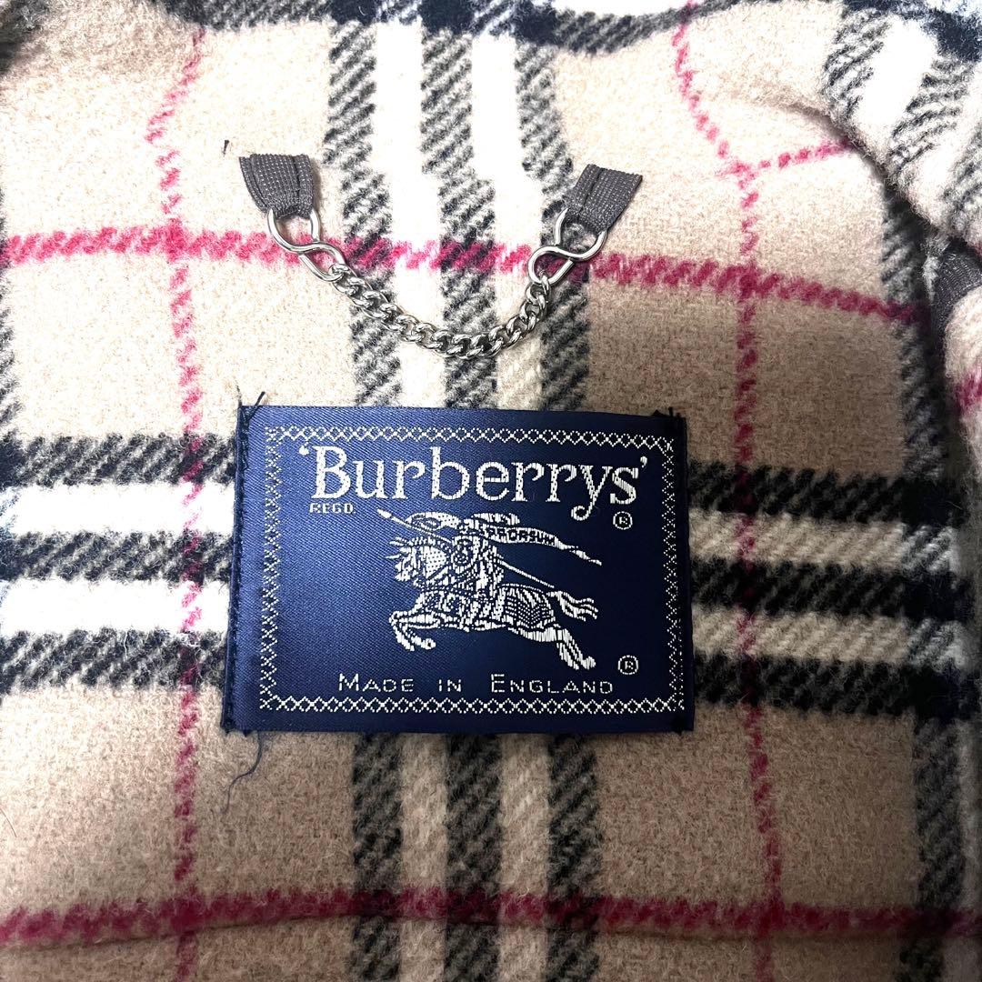 美品☆バーバリーダッフルコート英国製ベージュ