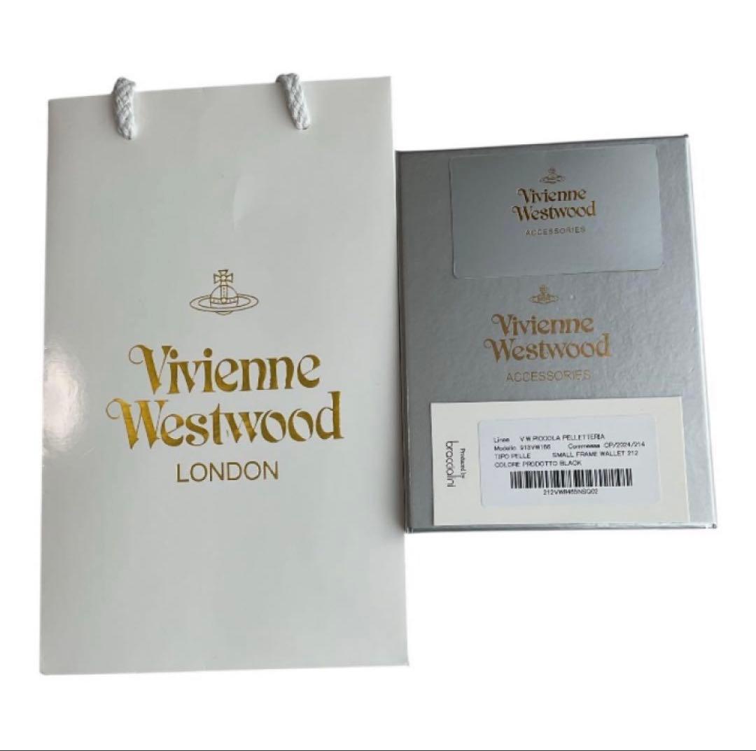 ⭐️新品⭐️ ヴィヴィアンウエストウッド　三つ折り財布　ブラック　913VW166
