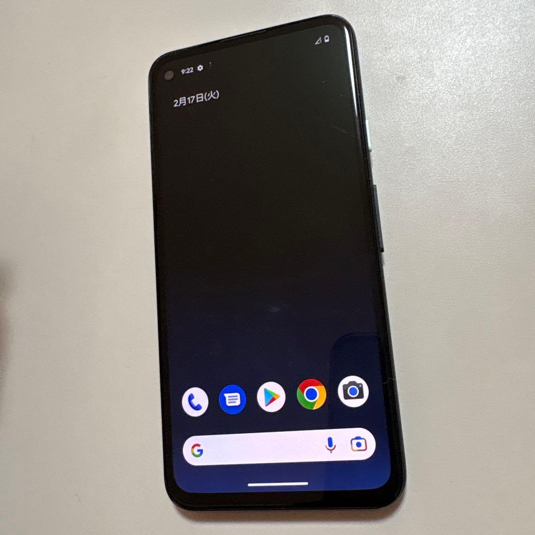 美品　google pixel4a 本体 128GB ブラック