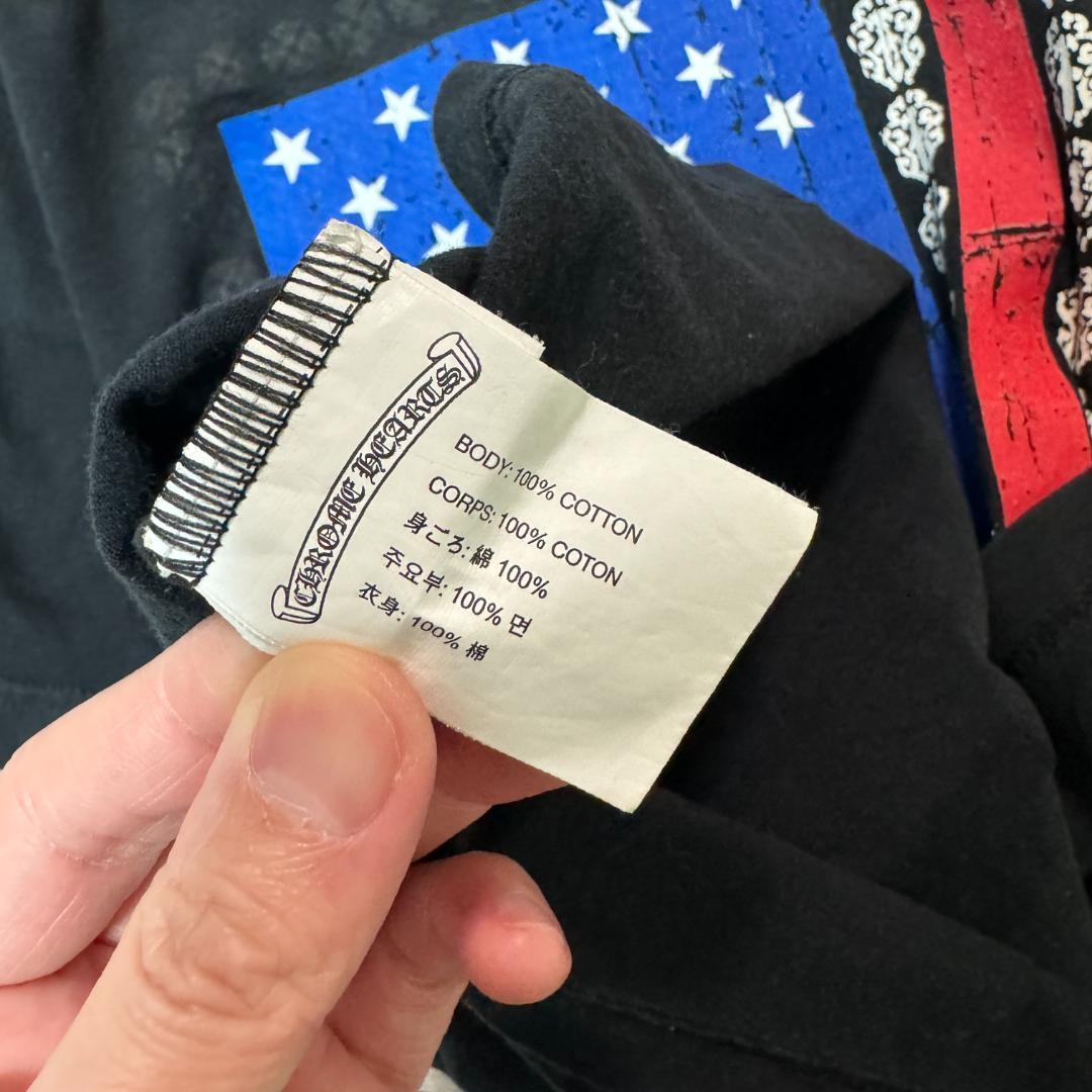 CHROME HEARTS 星条旗柄 Tシャツ Mサイズ