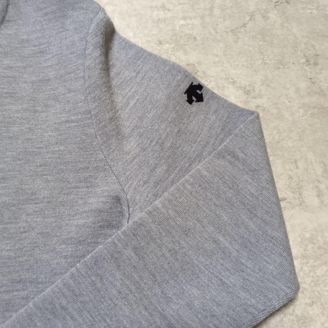 DESCENTE　長袖クルールネックニット メンズ　sizeM