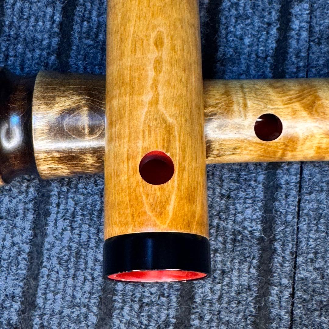 尺八 ワダ楽器 蝴蝶 (楓)一尺八寸管