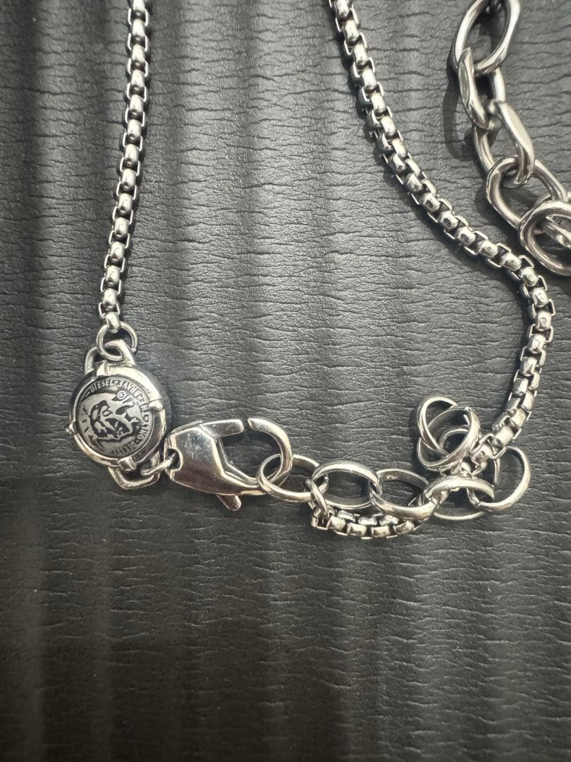 DIESEL ディーゼル シルバーチェーン ネックレス アクセサリー