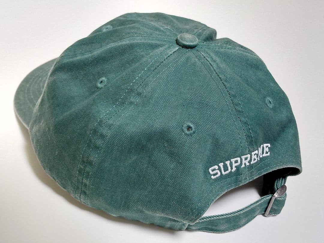 美品　Supreme　Pigment　Coated　S Logo　6-Panel