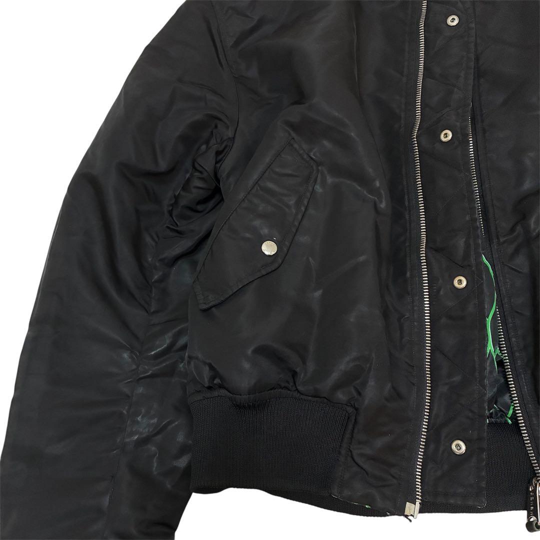 KENZO× リバーシブル ボンバー ジャケット XL相当　MA-1 黒
