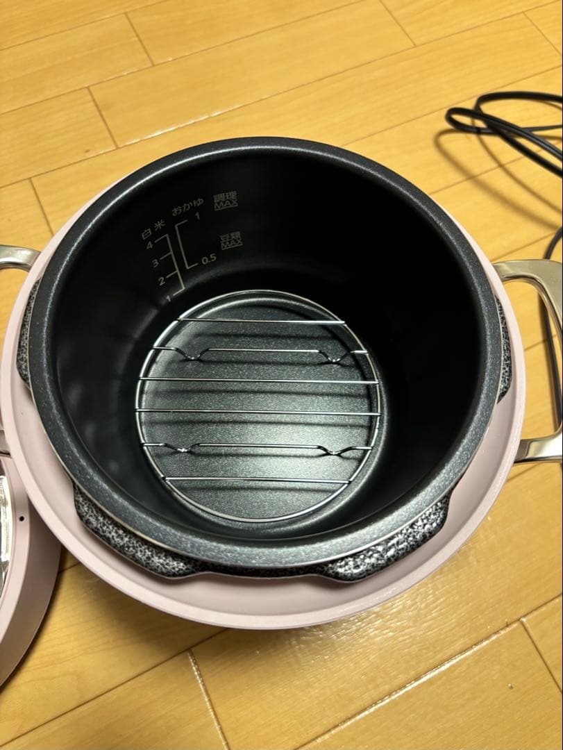 Re・De Pot (リデポット) 電気圧力鍋　モーヴピンク