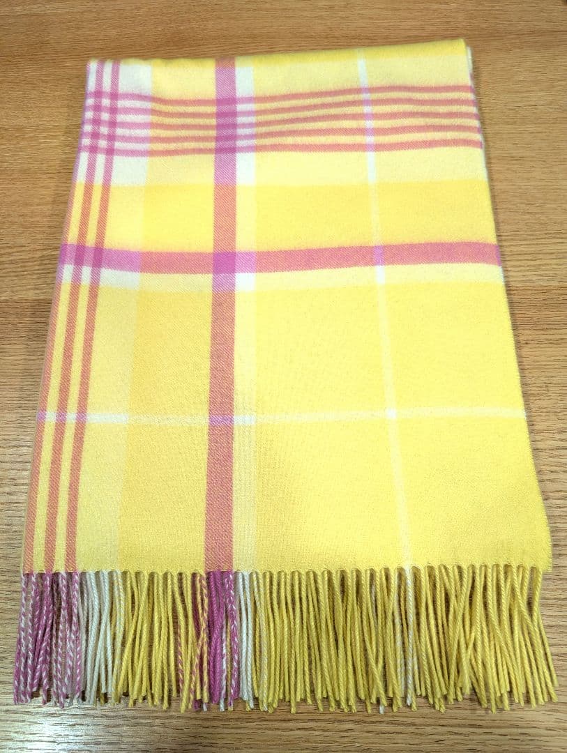 『美品』ジョンストンズ カシミヤ大判ストール ロンハーマン別注