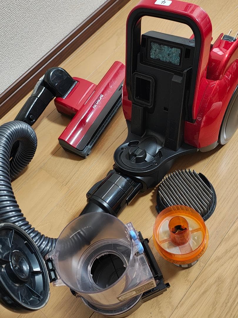 日立★キャニスター掃除機★CV-SP300H★2020年製★ホースのボタン反応△