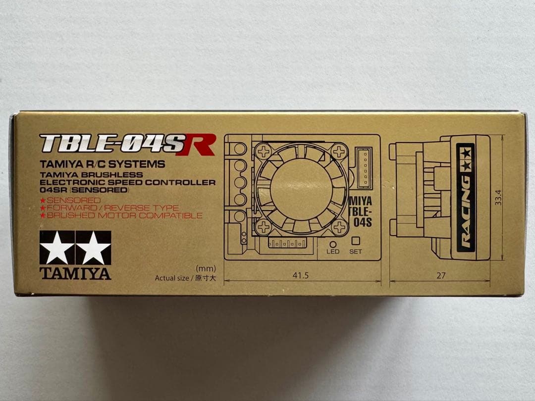 新品・未使用品 タミヤ TBLE-04SR ブラシレス ESC 04SR