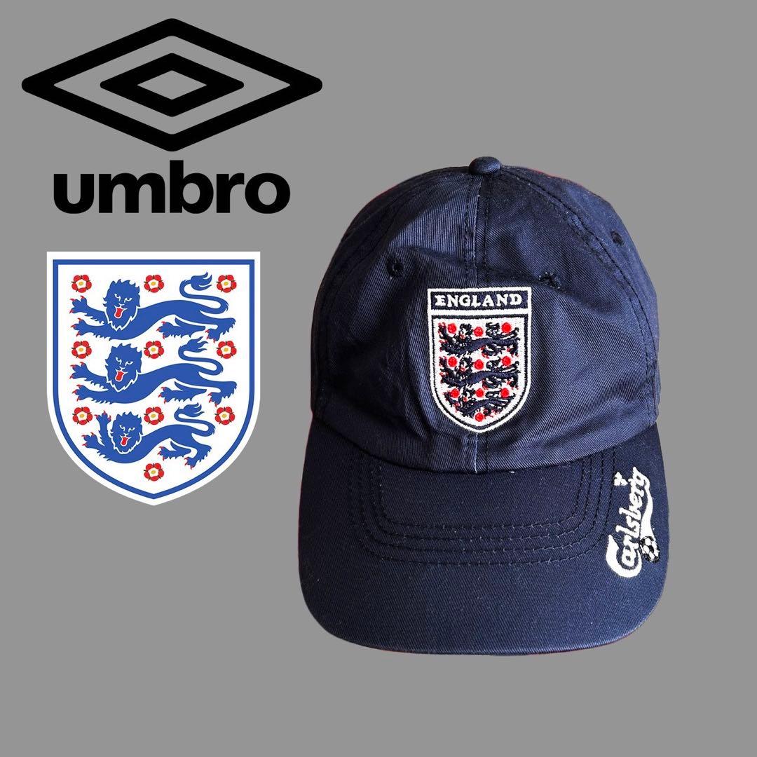 ★90s~ UMBRO アンブロ イングランド代表 キャップ サッカー